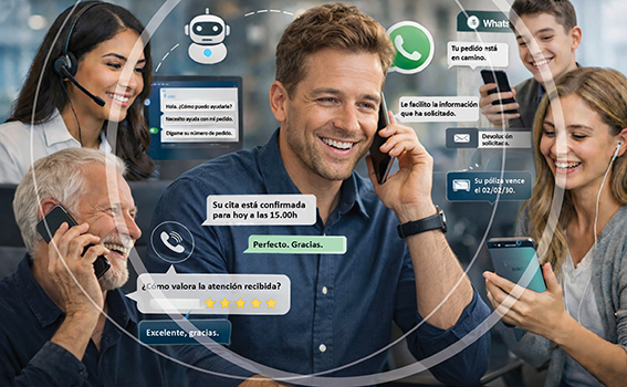 asistentes virtuales, agente virtual, voicebot, callbot